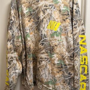 TILLYS Camo NASCAR Sweatshirt with Yellow Accents